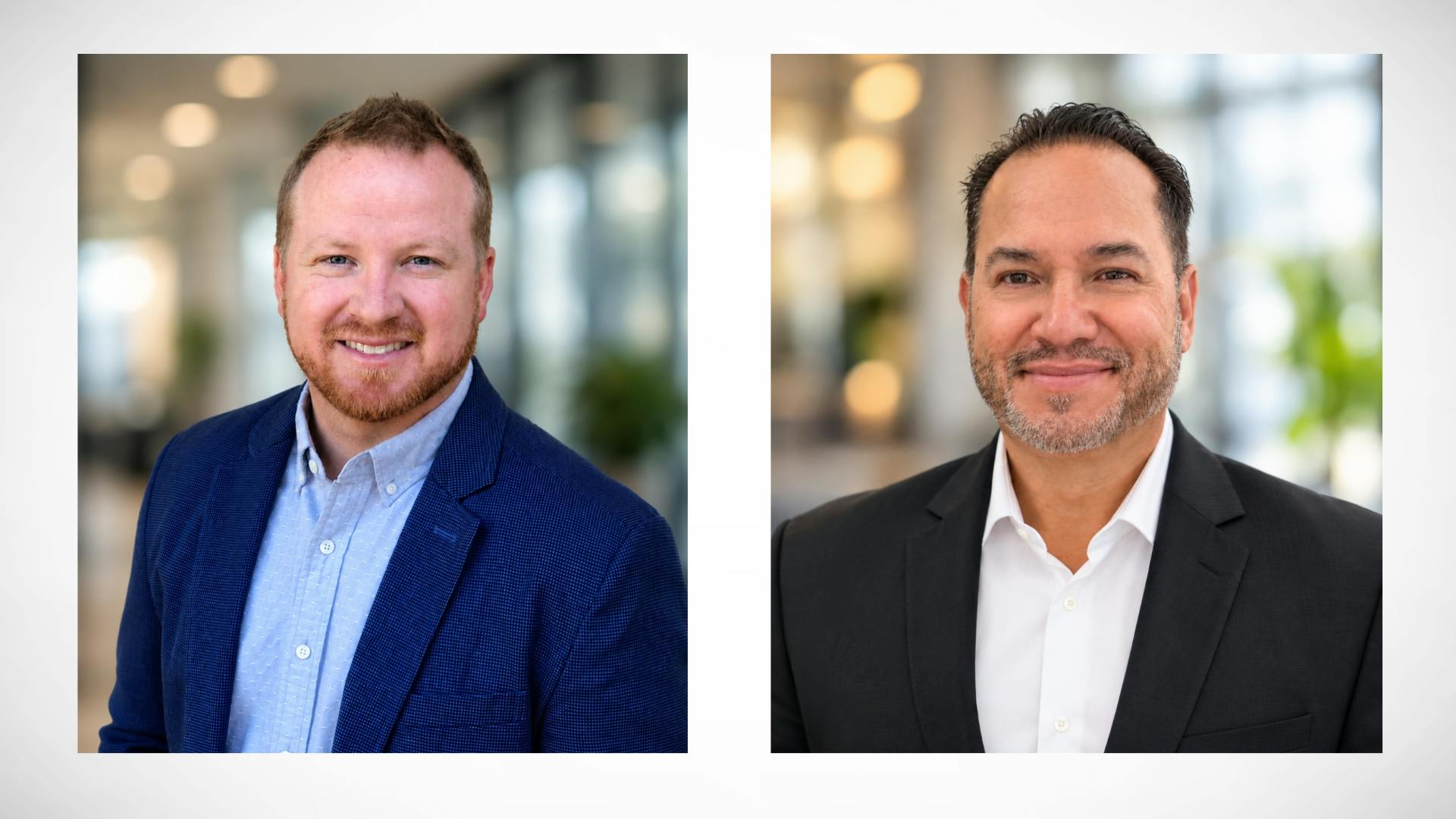Chase Bullock (left) and Joel Andujo have joined the sales team for Tomra Recycling.