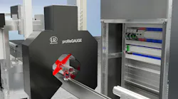 ProfileGauge X.LP-3D scanner checking measurements on a pipe.